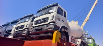 Delivery of mixer trucks from Peru
