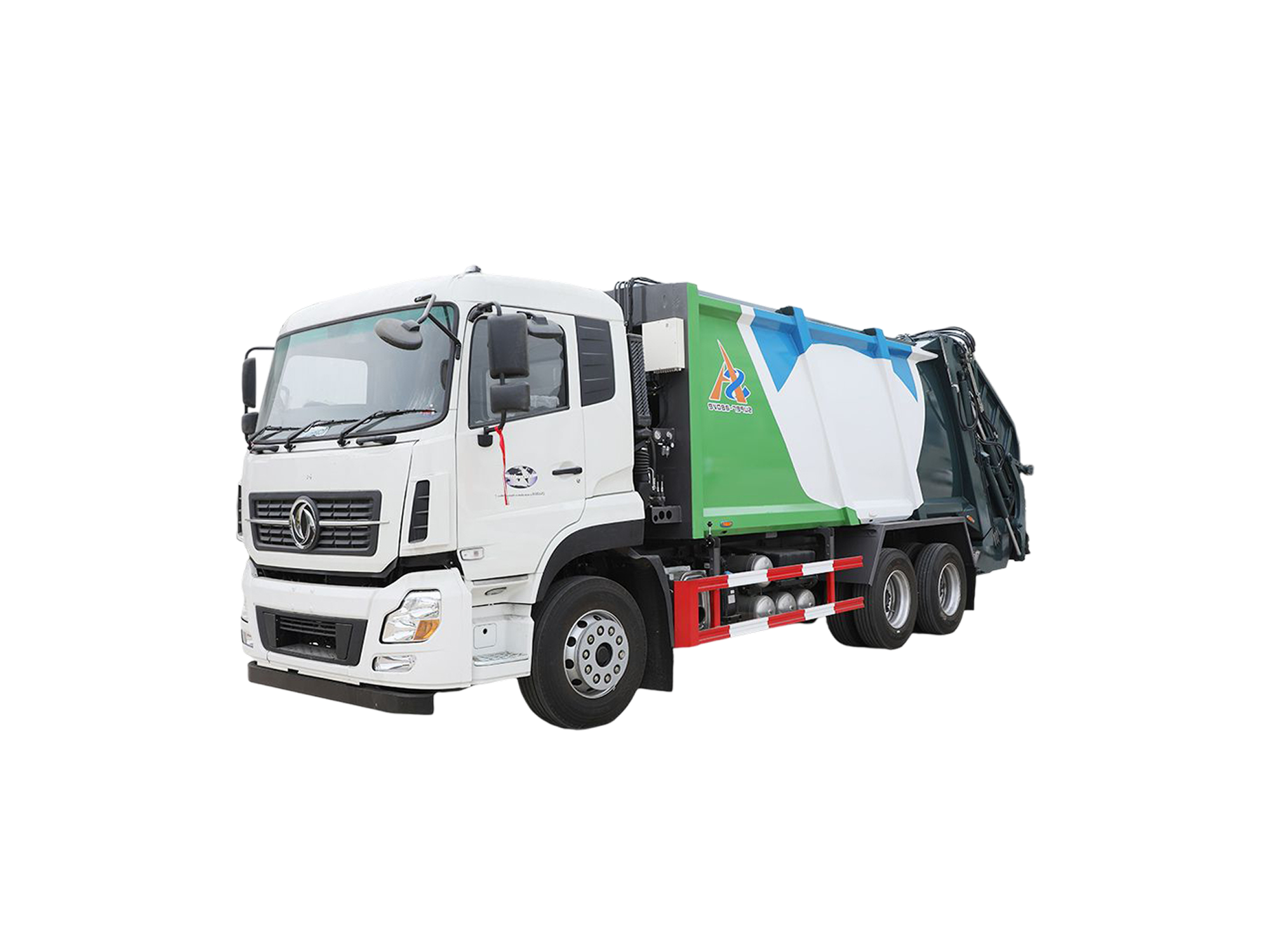 Super-Above Garbage Compression Compactor Garbage Truck Dongfeng CNG