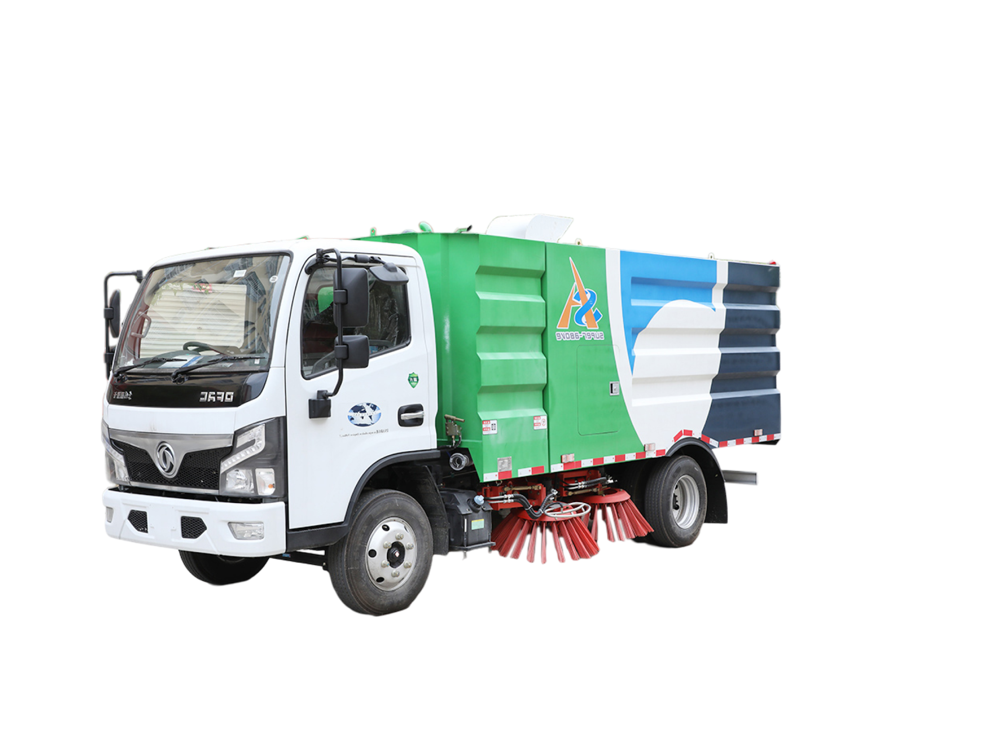 Super-Above 2000L Road Sweeping Truck with Spare Parts in Stock